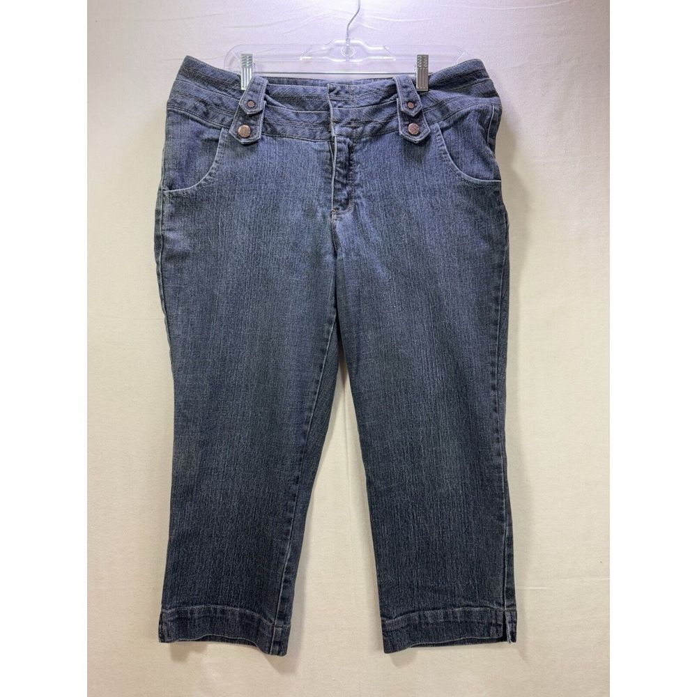 One Love Authentic Denim Dark Cropped Jeans‎ Women's 14